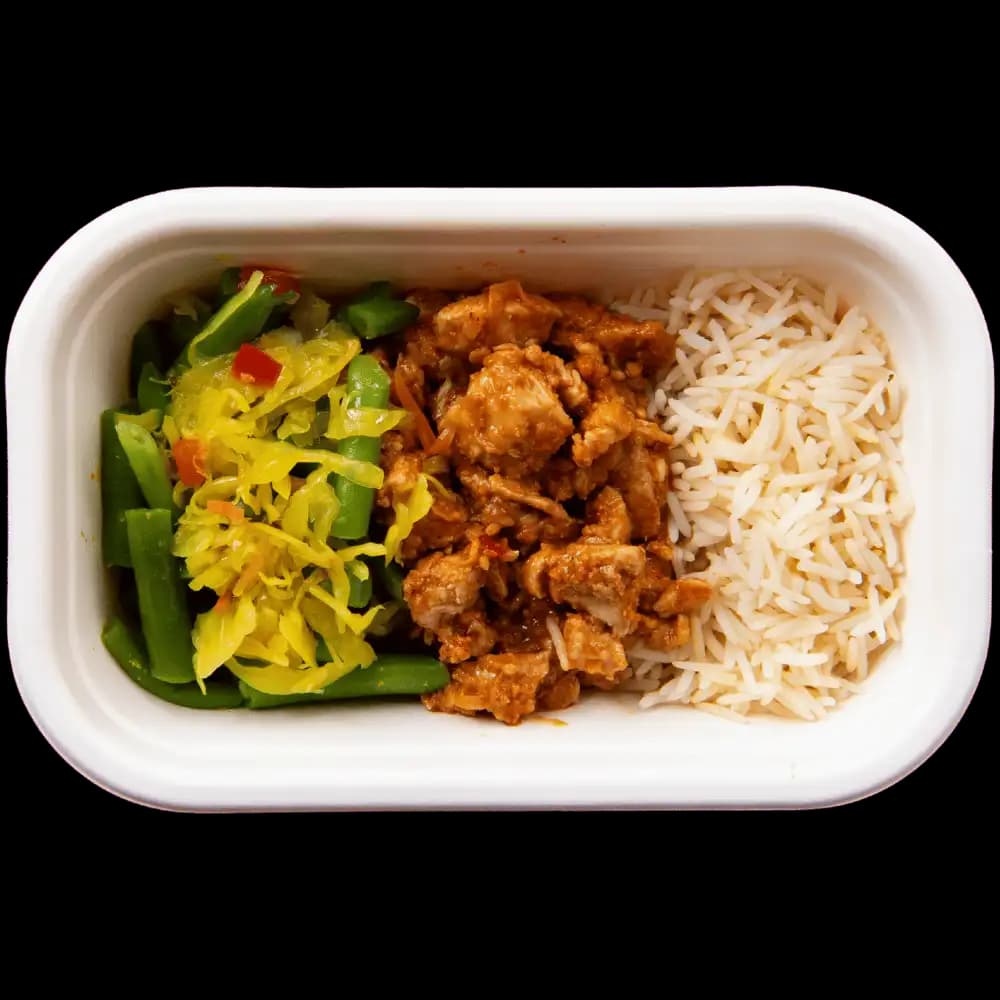 Afvallen - Kip sate - atjar - sperziebonen - basmati rijst thumbnail 3