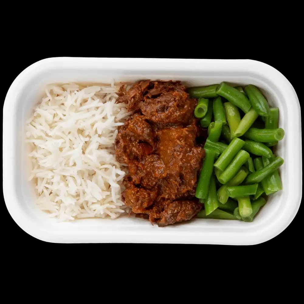 Afvallen - Vegan Rendang - Kokos Rijst – Sperziebonen thumbnail 3