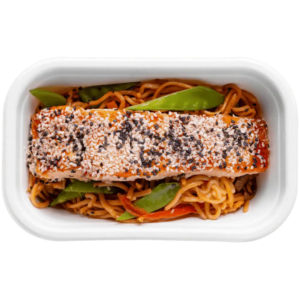 Afvallen - Teriyaki Zalm - Eiernoedels - Wok Groente thumbnail 3