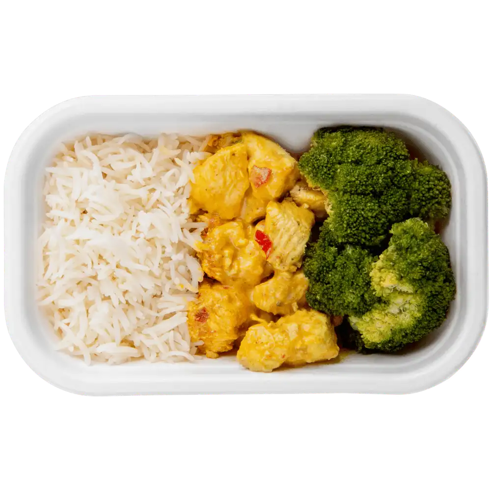 Droogtrainen - Kip Curry Madras, Rijst, Broccoli thumbnail 3
