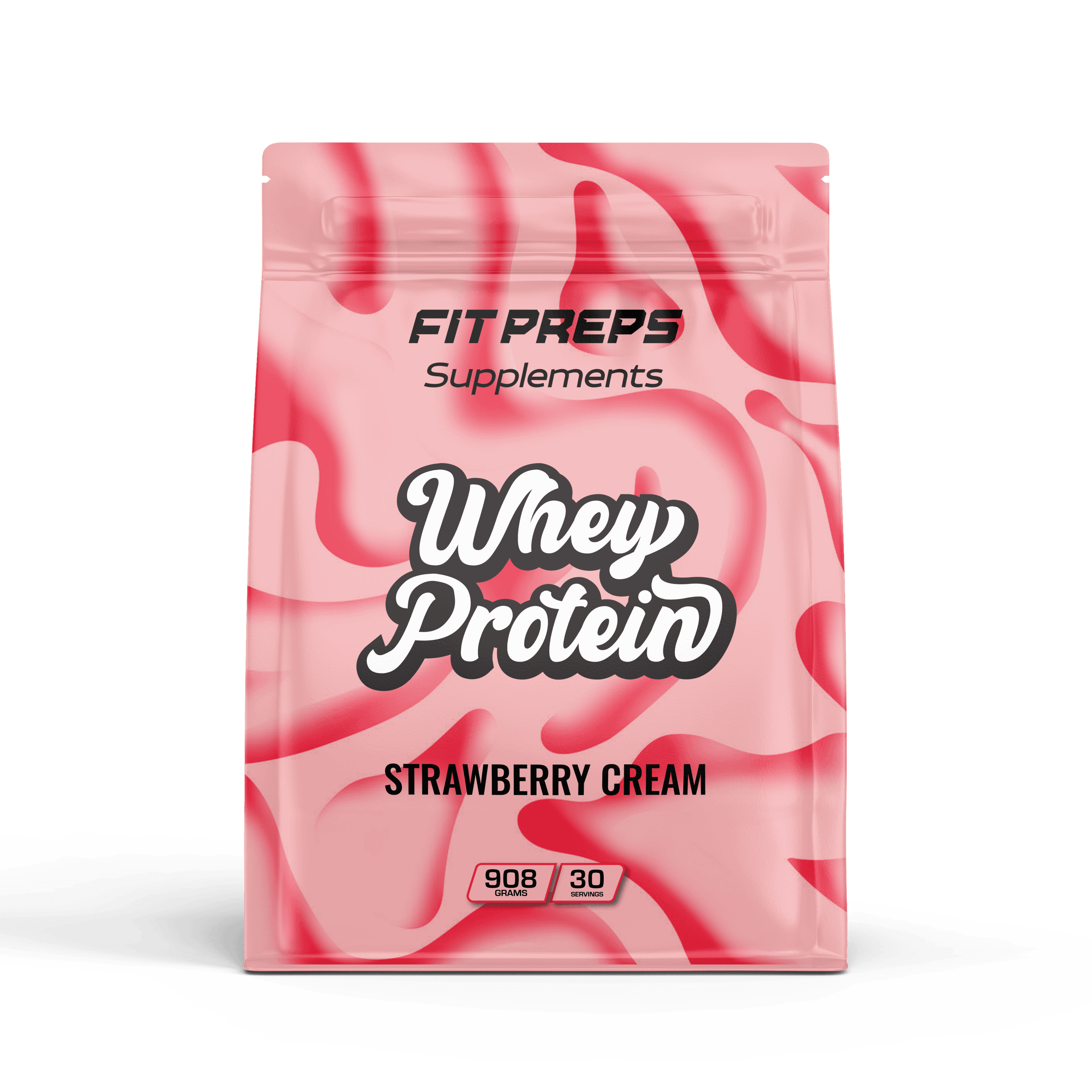 Whey Protein Eiwitten - Aardbei - 908 gram thumbnail 1